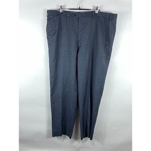 Brioni Flat Front Dress Pants Dark Gray 42x29 Men's F43